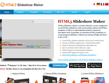 Tablet Screenshot of html5-slideshow-maker.com
